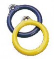 A172 Commercial Plastisol Coated Aluminum ROUND Trapeze Ring Set of Two