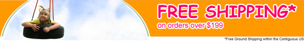 free shipping on swing set accessories